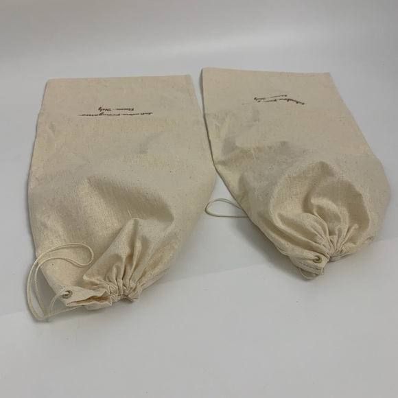 SALVATORE FERRAGAMO 2 cotton Italy made Dust Bags new - Picture 3 of 9